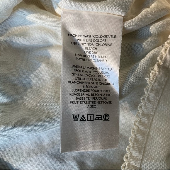 Anthropologie Soft Printed Mini Dress Size S Flutter Sleeves Watercolor Floral - Picture 11 of 12